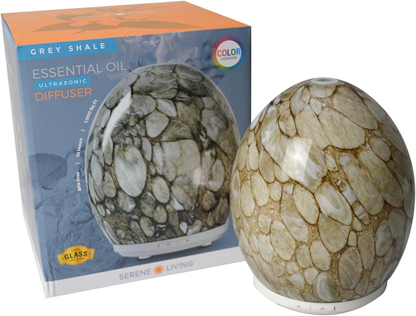 Greenair Serene Living Grey Shale Essential Oil Diffuser #679