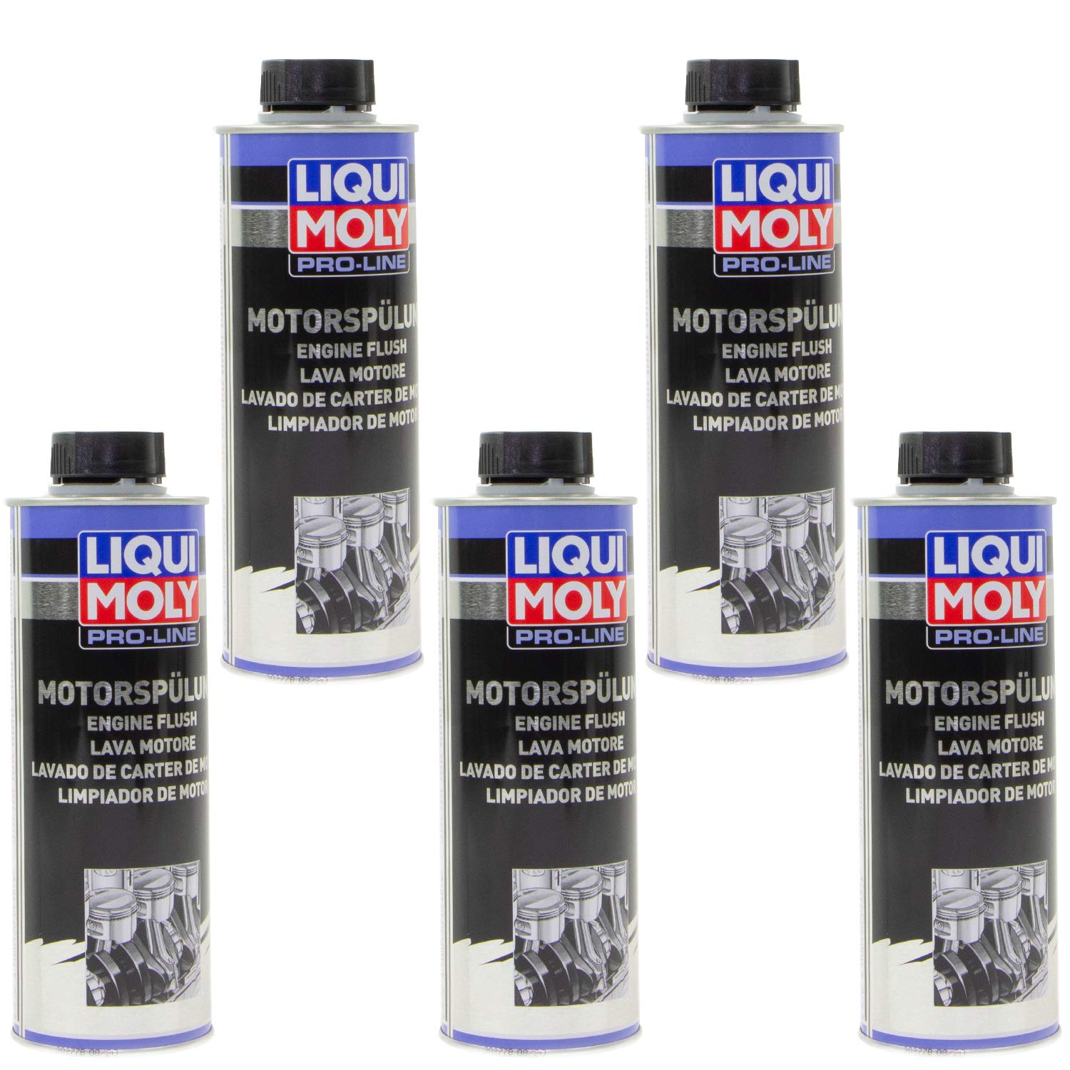 Motor Spülung Motorspülung Motorreiniger Reiniger Pro-Line LIQUI MOLY 2427 5x 500 ml