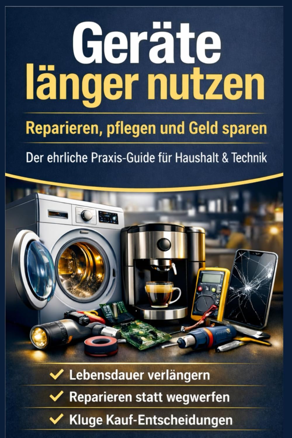 Geräte länger nutzen – Reparieren, pflegen, Geld sparen: Wie du die Lebensdauer deiner Technik verdoppelst, teure Fehler vermeidest und jedes Jahr Hunderte Euro sparst