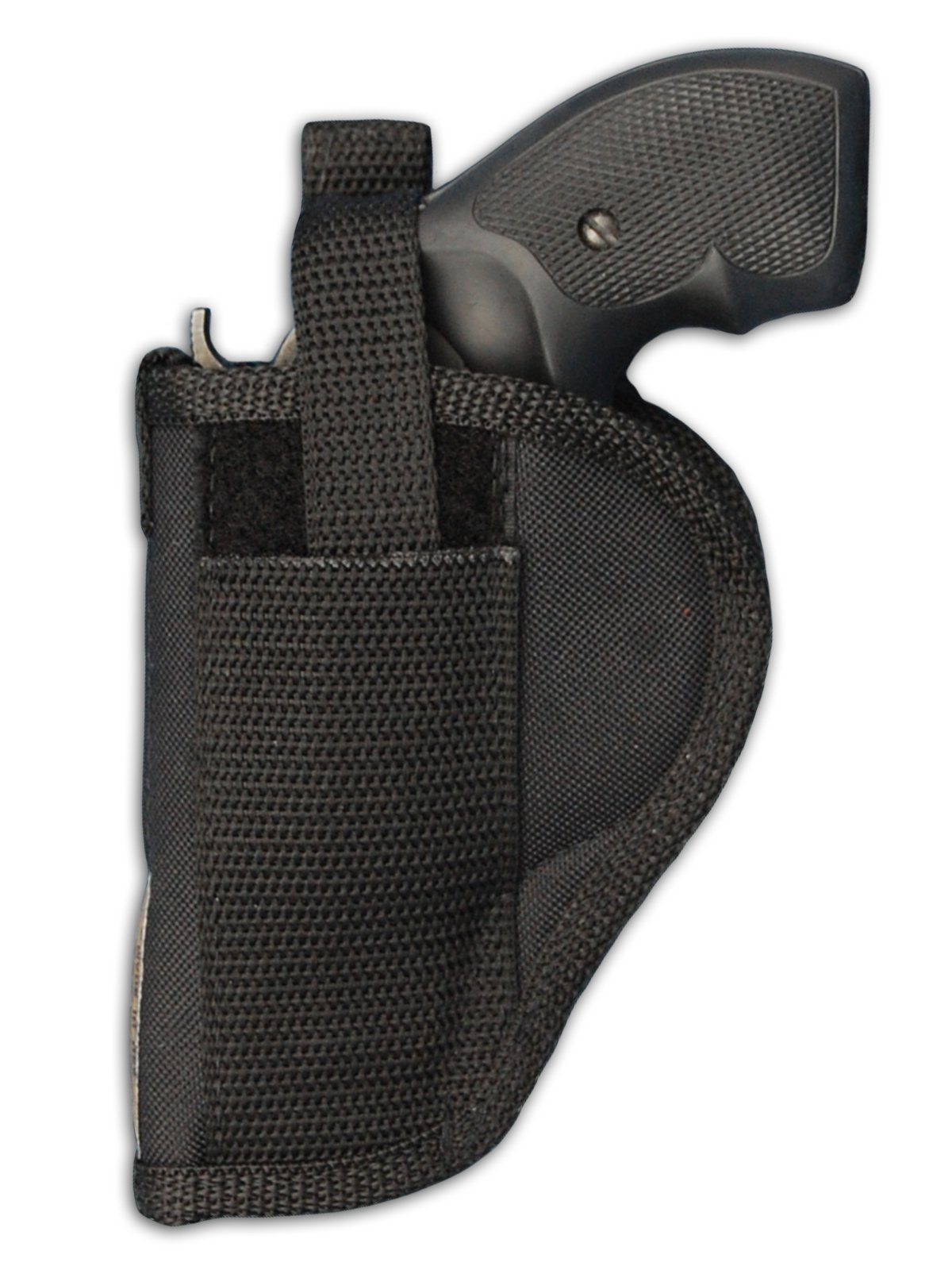 Barsony Holsters and Belts Charter Arms Rossi Ruger LCR S&W .22 .38 .357 Revolver Draw Outside The Waist Band, Black, Left Hand, Size 2