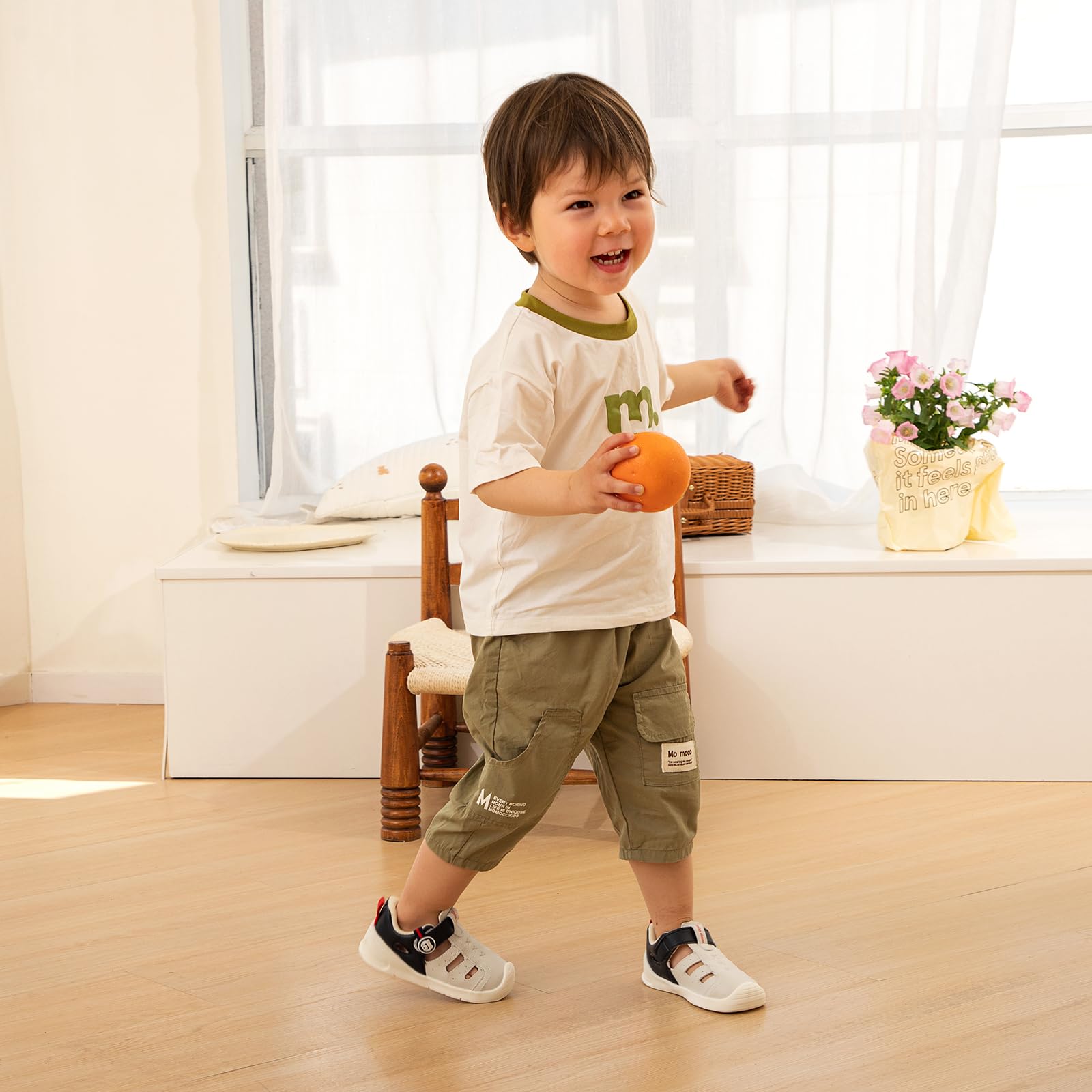 MK MATT KEELY Baby Boys Girls Sandals Toddlers Summer First Walking Shoes Kids Closed Toe Pre Walkers with Anti-Slip Rubber Sole — view 3