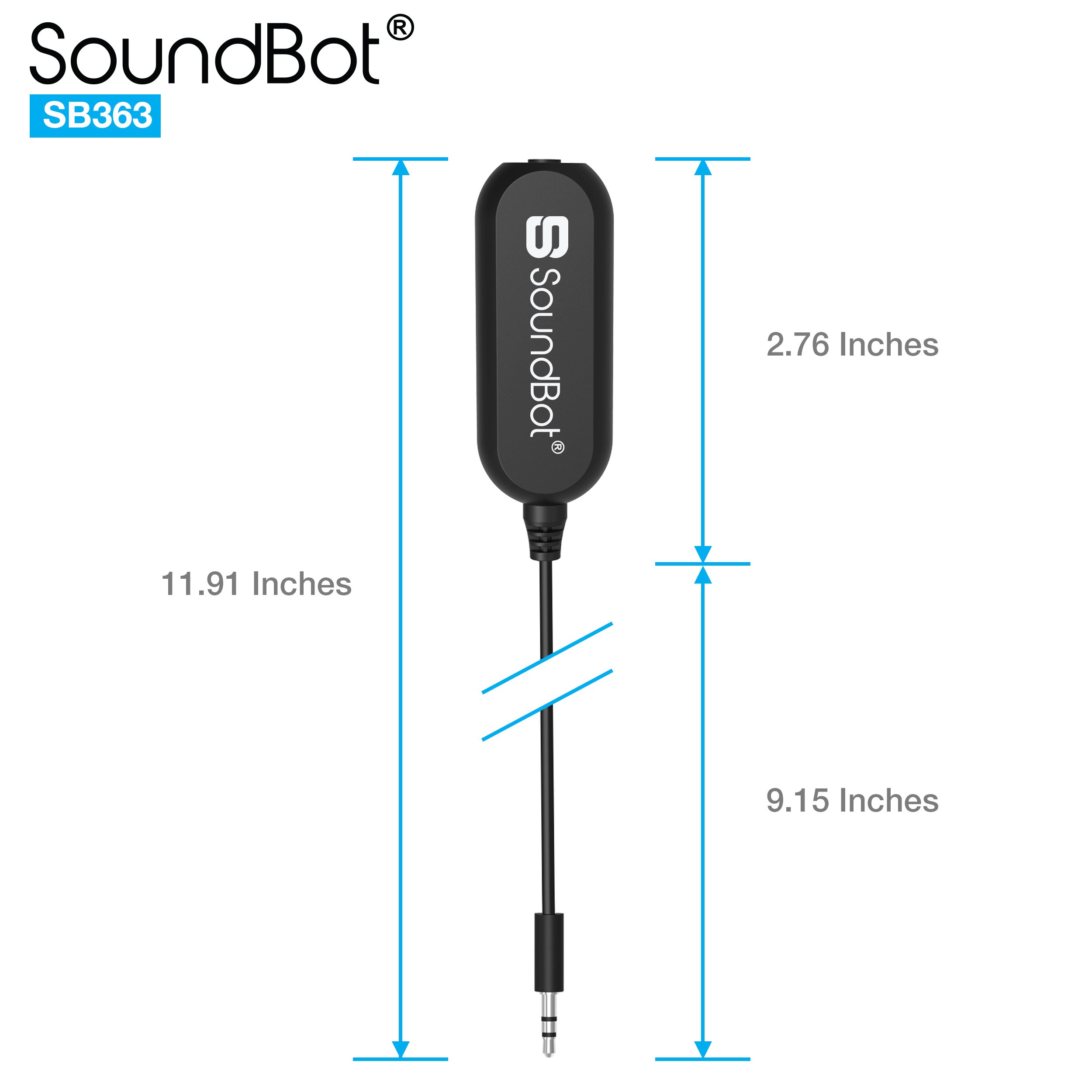 SoundBot SB363 3.5mm Ground Loop Noise Isolator Adapter Remover[Buzzing