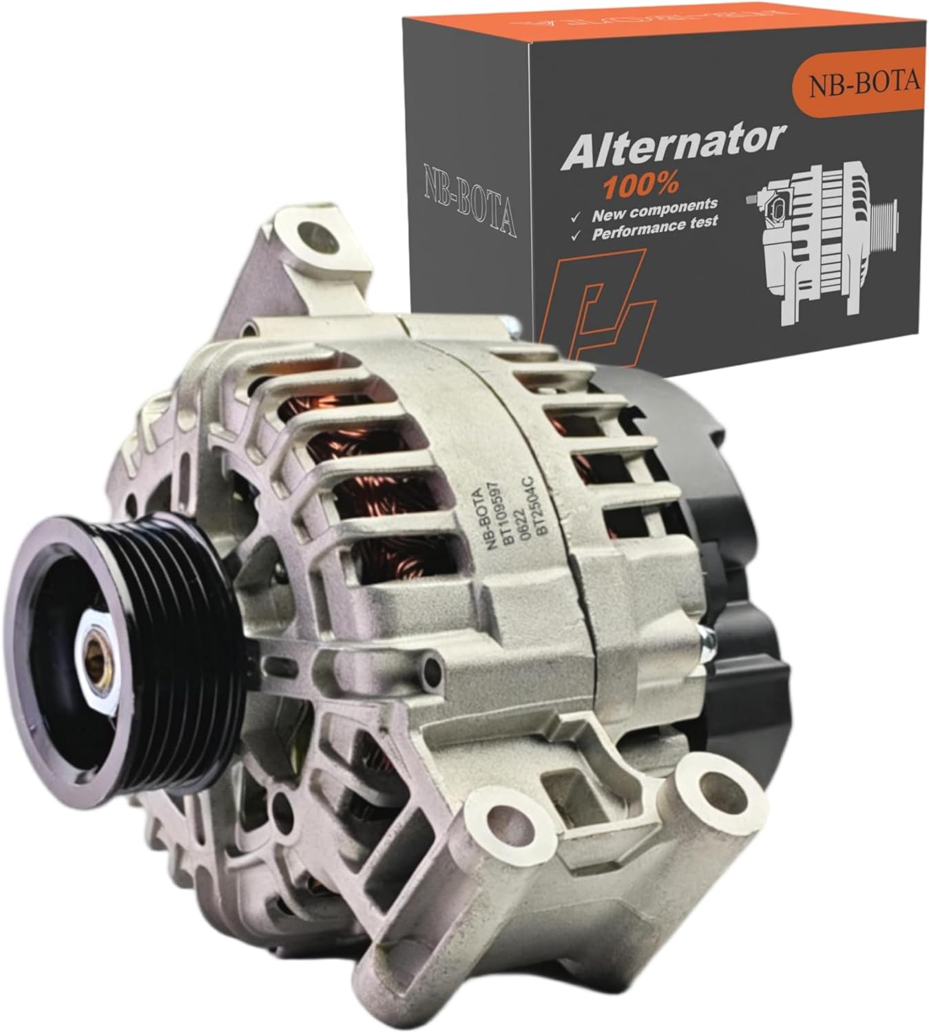 Alternator Compatible with Chevrolet Colorado 07-12,For GMC Canyon 07-12,For Hummer H3 07-10,For Isuzu I-290 I-370 2007-2008, Replace#11148,15884348,15946765,25925948,TG12S047,TG12S089