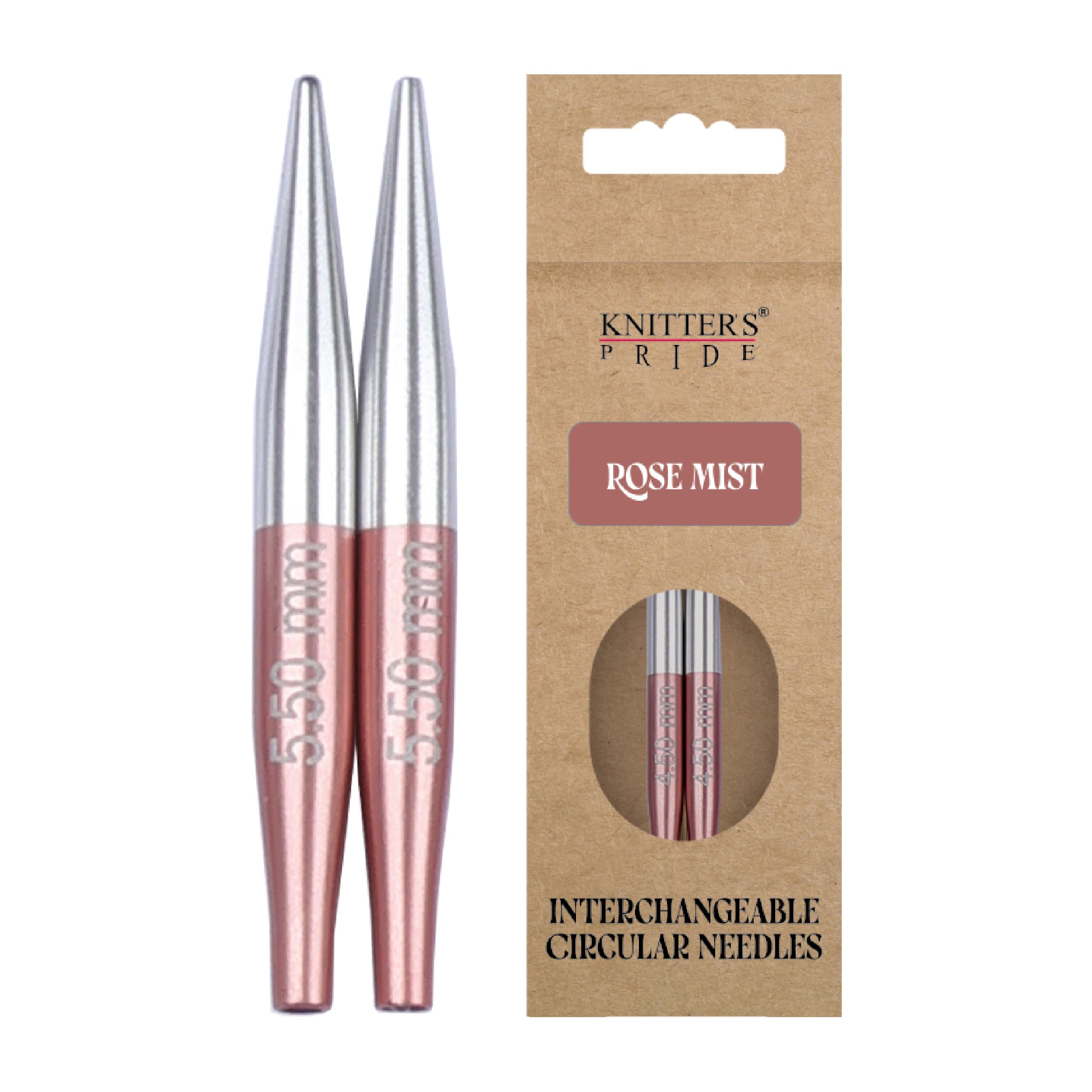Knitter's Pride Rosemist Mini Interchangeable Knitting Tip 5.5 mm x 5 cm - 1 piece