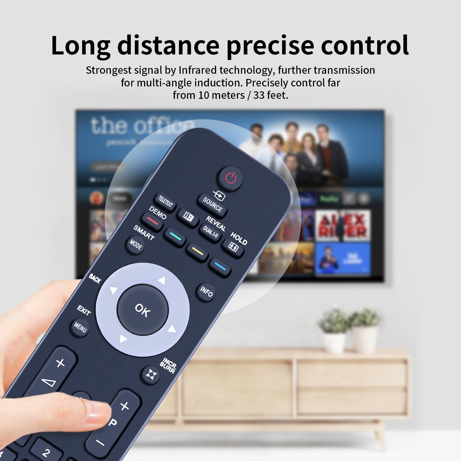 Télécommande De Rechange Pour Proline TV (compatible L1930HD, L3235HD, L3934HD...) - Infrarouge, Sans Programmation