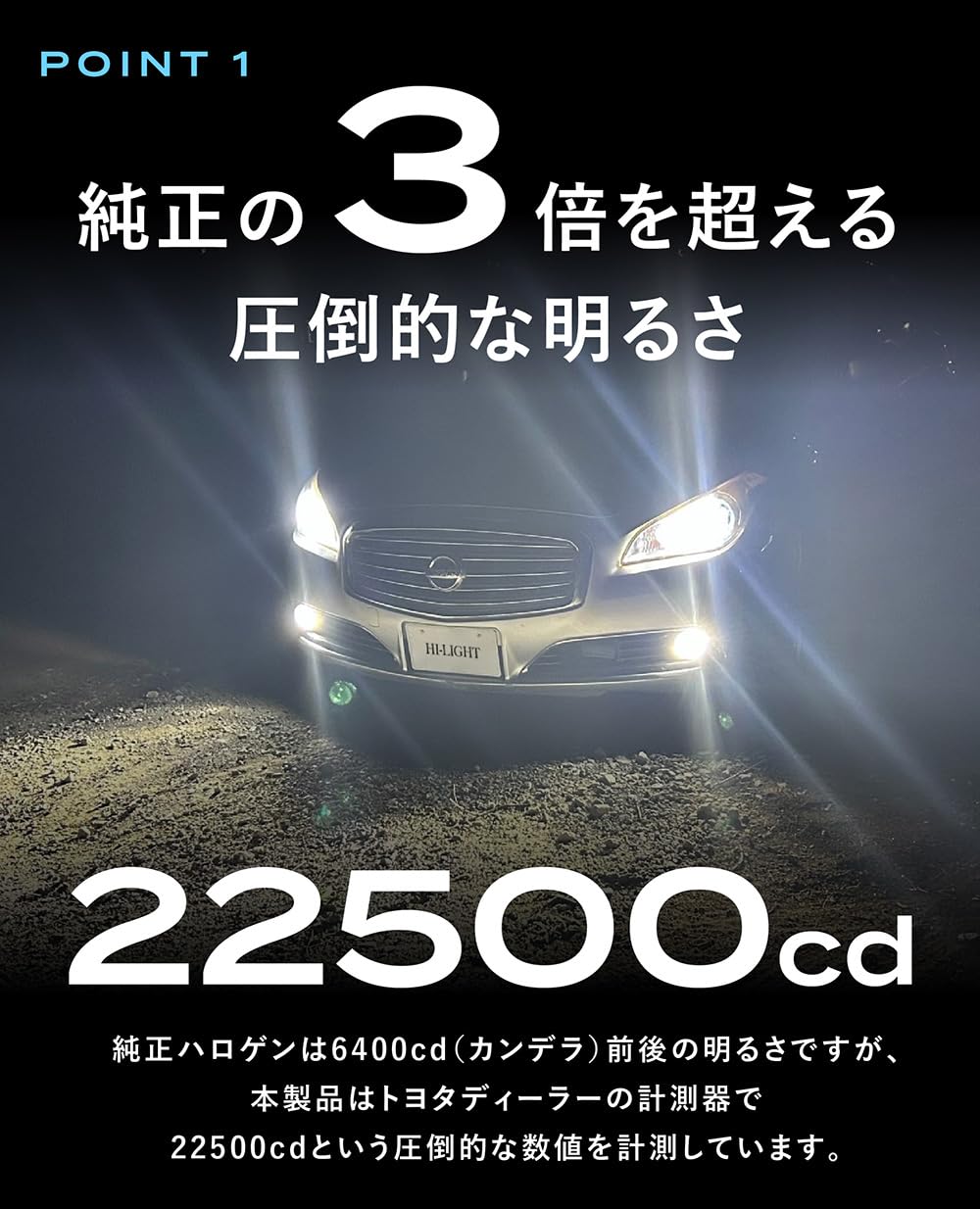 トヨタ ランドクルーザー 200系 ランクル 前期 SPEVERT製 LED ヘッド 【Hi】 200系 前期 ランドクルーザー ランクル hb3 LED ハイビーム HB3 バルブ hb4 LED フォグ HB4 フォグランプ LED ヘッドライト 雨、雪に強い 見える イエロー ハロゲン LED化
