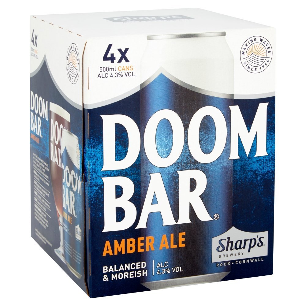 Sharp's Doom Bar Amber Ale, 4 x 500ml