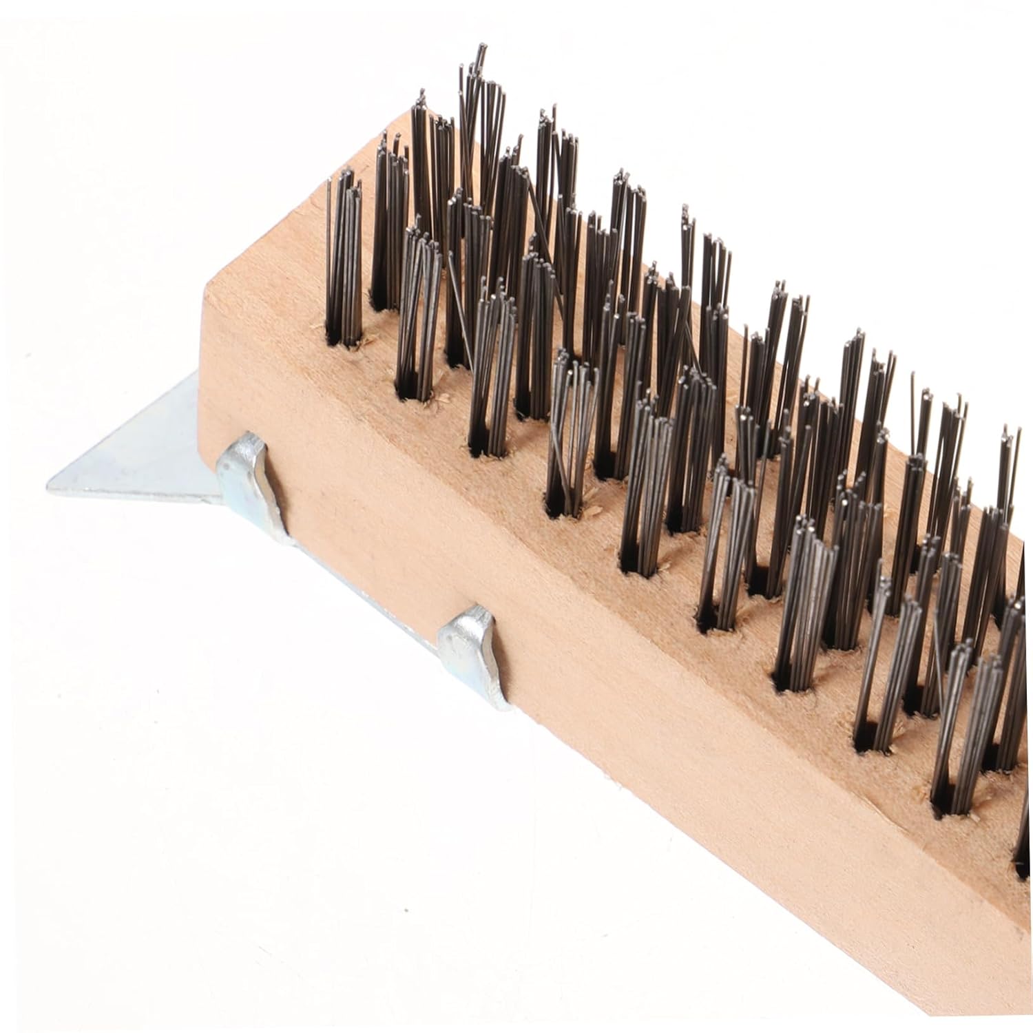 Alipis 8pcs Wire Brush with Handle and Scraper for Rust Removal Cleaning Brush for for Paint and Scale Removal