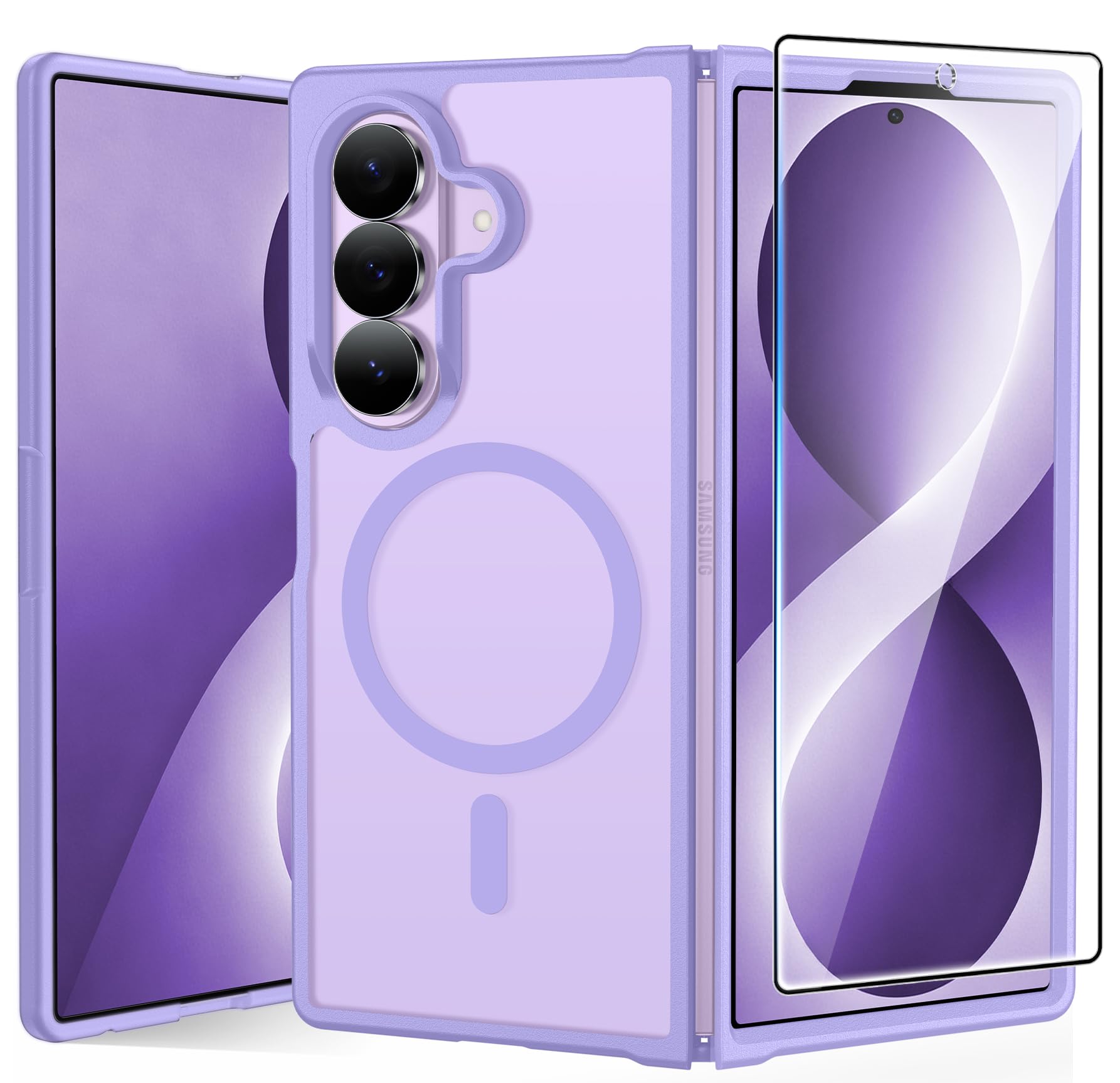 FNTCASE for Samsung Galaxy Z Fold 8 Ultra / Z Fold 7 Case, Fit for Magsafe