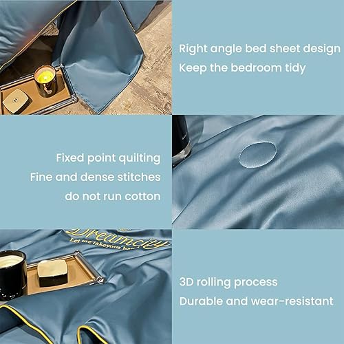 Miniatura 3 de Edredón de seda de hielo simple de verano, de seda de hielo fresca de alta calidad, lavable de seda de hielo, manta de edredón simple con aire