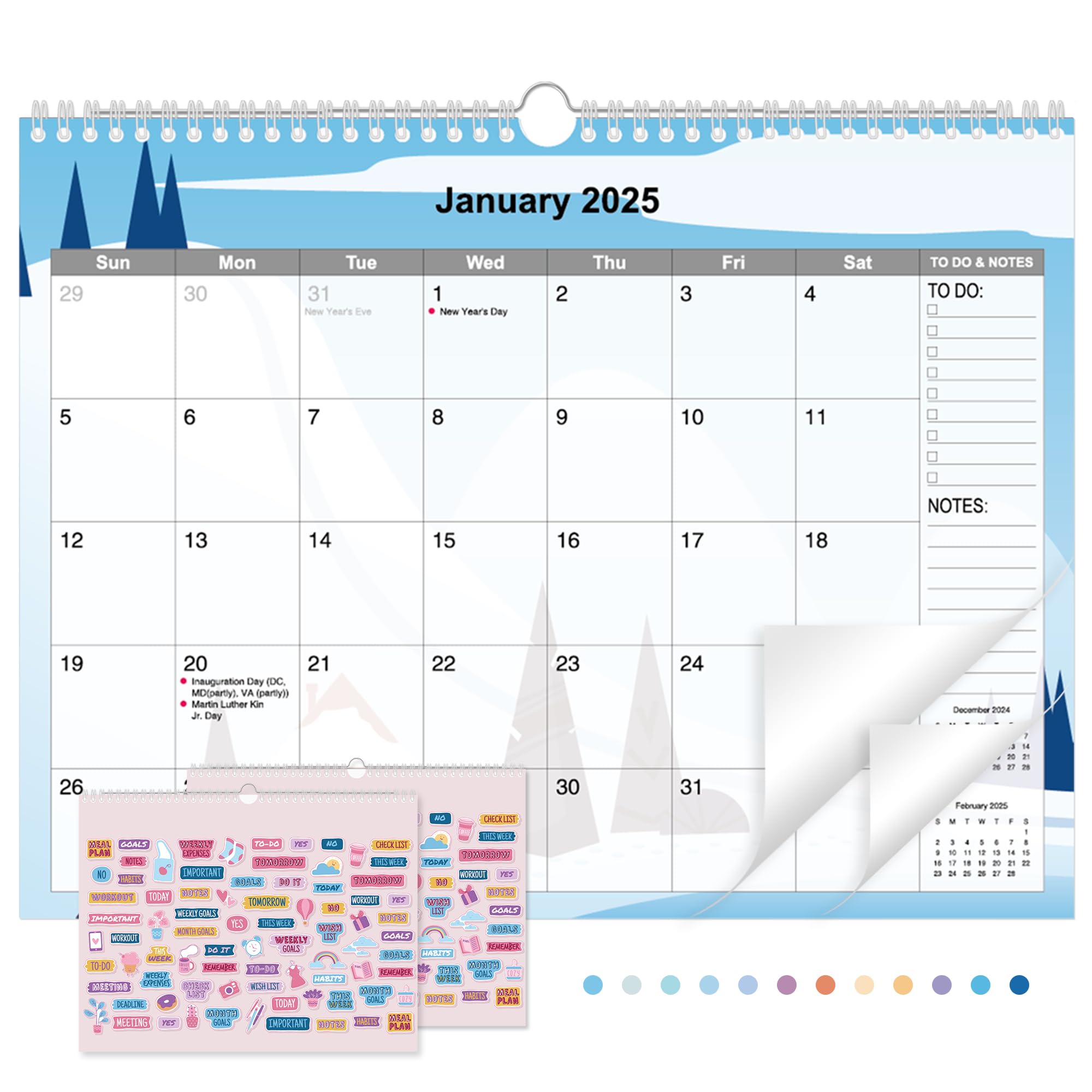 Amazon.com: 2025 Wall Calendar - Wall Calendar 2025 From Jan