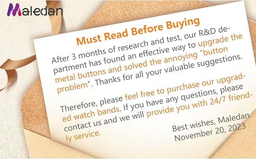 Miniatura 6 de Maledan Paquete de 4 correas deportivas compatibles con reloj inteligente Fitbit Versa 34 y SenseSense 2, accesorios de repuesto de pulsera suave