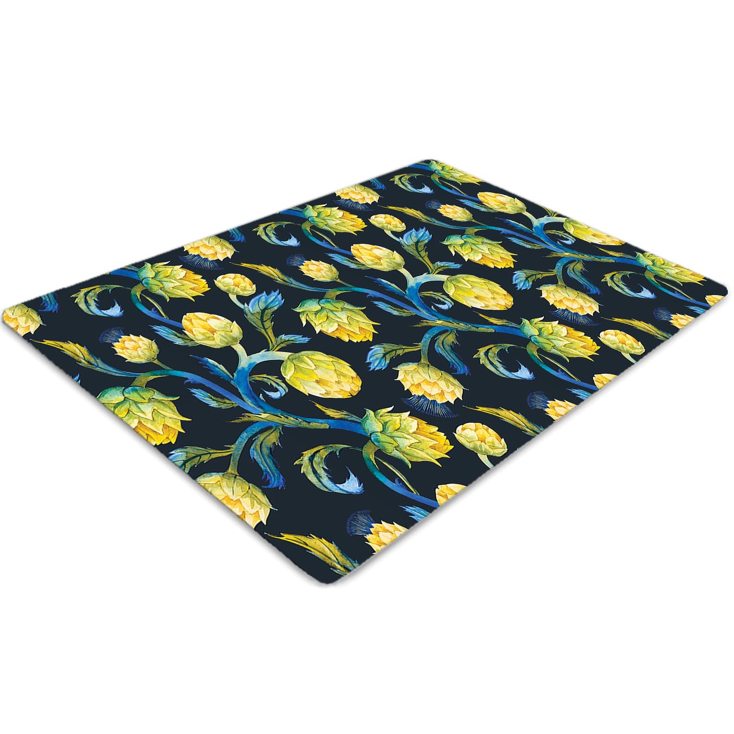 Tapis protège-sol antidérapant et imperméable en PVC 100x70 cm résistant aux chocs de la maison