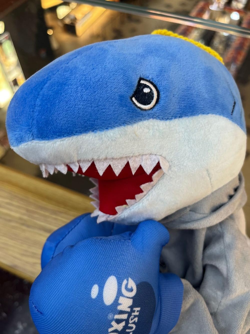 Kung Fu Sharks, Boxpuppen, Handpuppen - Boxpuppen, Kung Fu Tierspielzeug Husky Handschuhe, Geburtstagsfeier Haustierspielzeug, lustige Geschenke für kleine Hunde und Katzen zum Spielen (Baby Shark)