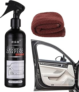 Spray de cristalização para carro | Revestimento em spray para renovação de cristal automotivo 300ml,Agente de polimento de carro de longa duração, restaurador de acabamento de carro, Hmltd