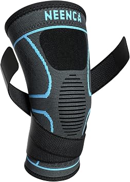 Compression Knee Brace for Women & Men - 2 Pack with Adjustable Straps | For Sports, Runner, Meniscus Tear, ACL, Arthritis, Joint Pain