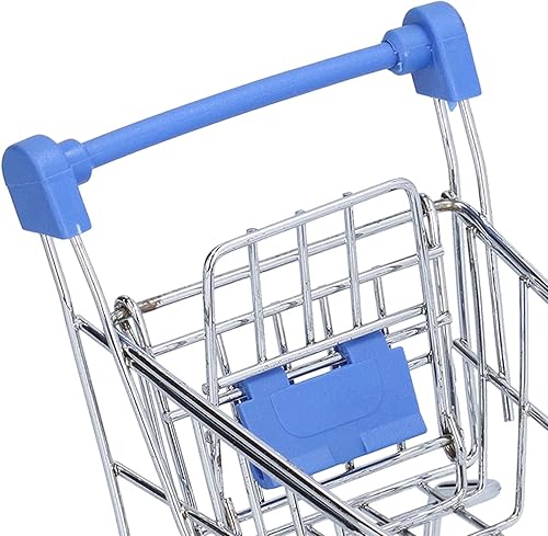 Miniatura 6 de Mini carrito de supermercado, carrito de compras, carrito de supermercado, mini carrito de compras, mini juguete de almacenamiento de supermercado,