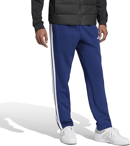 Vista 3 de Adidas Pantalones de tricot regulares de 3 rayas Essentials para hombre
