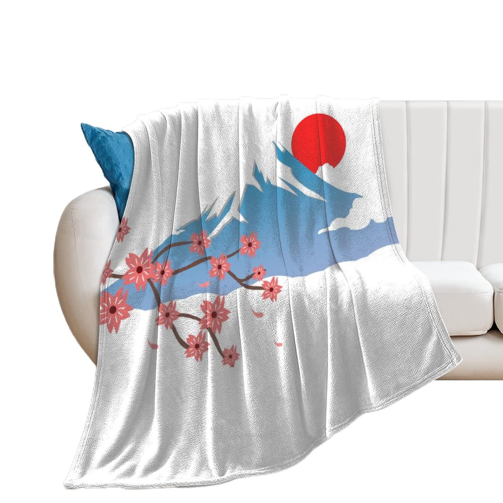 Couverture polaire du Japon en flanelle douce jeté de canapé chaud 150x200cm