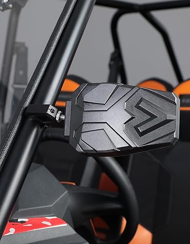 Miniatura 8 de KEMIMOTO UTV - Espejos laterales de visión lateral UTV para jaula redonda de 1.5-1.875 (sin ganancia) SXS compatible con Polaris RZR 900 1000 Rhino