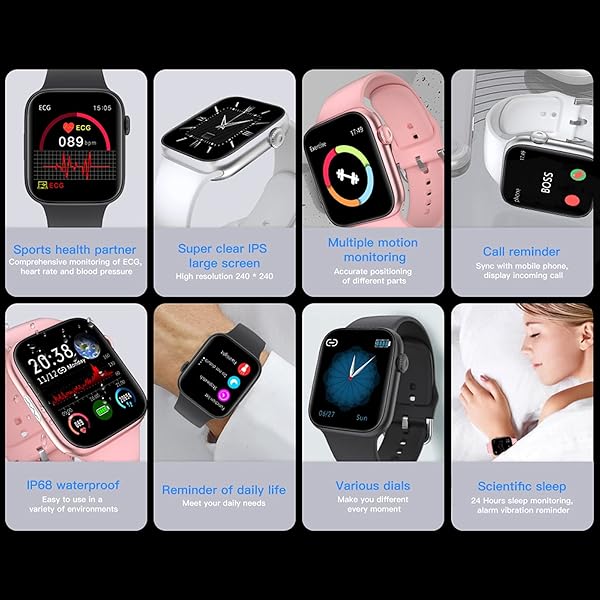 QAK 2021 SE03 SE03 Bluetooth Sport Smart Watch ECG PPG Frequenza Cardiaca E Monitoraggio della Pressione Sanguigna Monitoraggio Braccialetto Intelligente Impermeabile Multifunzione