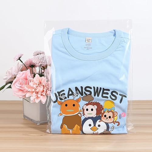 Miniatura 6 de 50 bolsas de celofán transparentes de 10 x 13 pulgadas, bolsas de celofán resellables, bolsas de polietileno resellables de 2.8 mils, bolsa de OPP