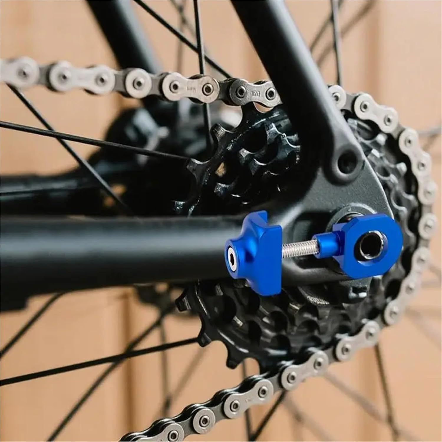 Bike Chain Tensioner 12/18pcs Portable Bike Chain Tensioners - Adjustable Bolt Design