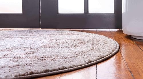 Vista 178 de Unique Loom Bromley Collection Vintage Traditional Medallion Border - Alfombra, Polipropileno, Amarillo/Crema azu/marfil,Gris