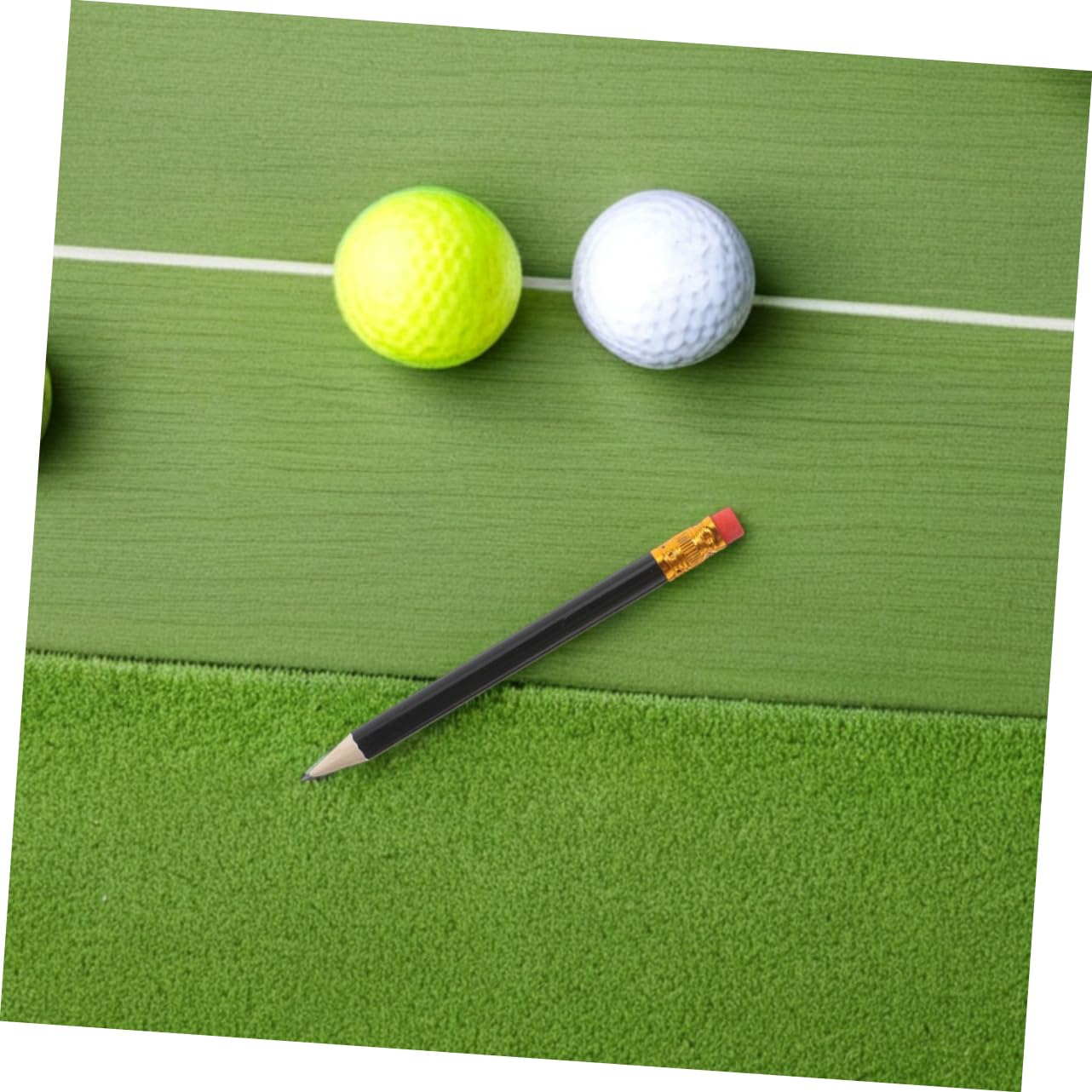 144 Pièces Crayons de Bois avec Crayons de Golf Hb Courts pour Artistes Écoles et Événements Bois