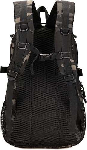 Miniatura 3 de ArcEnCiel 25l, mochila militar impermeable, para ataque táctico, colegio, caza, camping, trekking, viajes. Incluye capa para la lluvia
