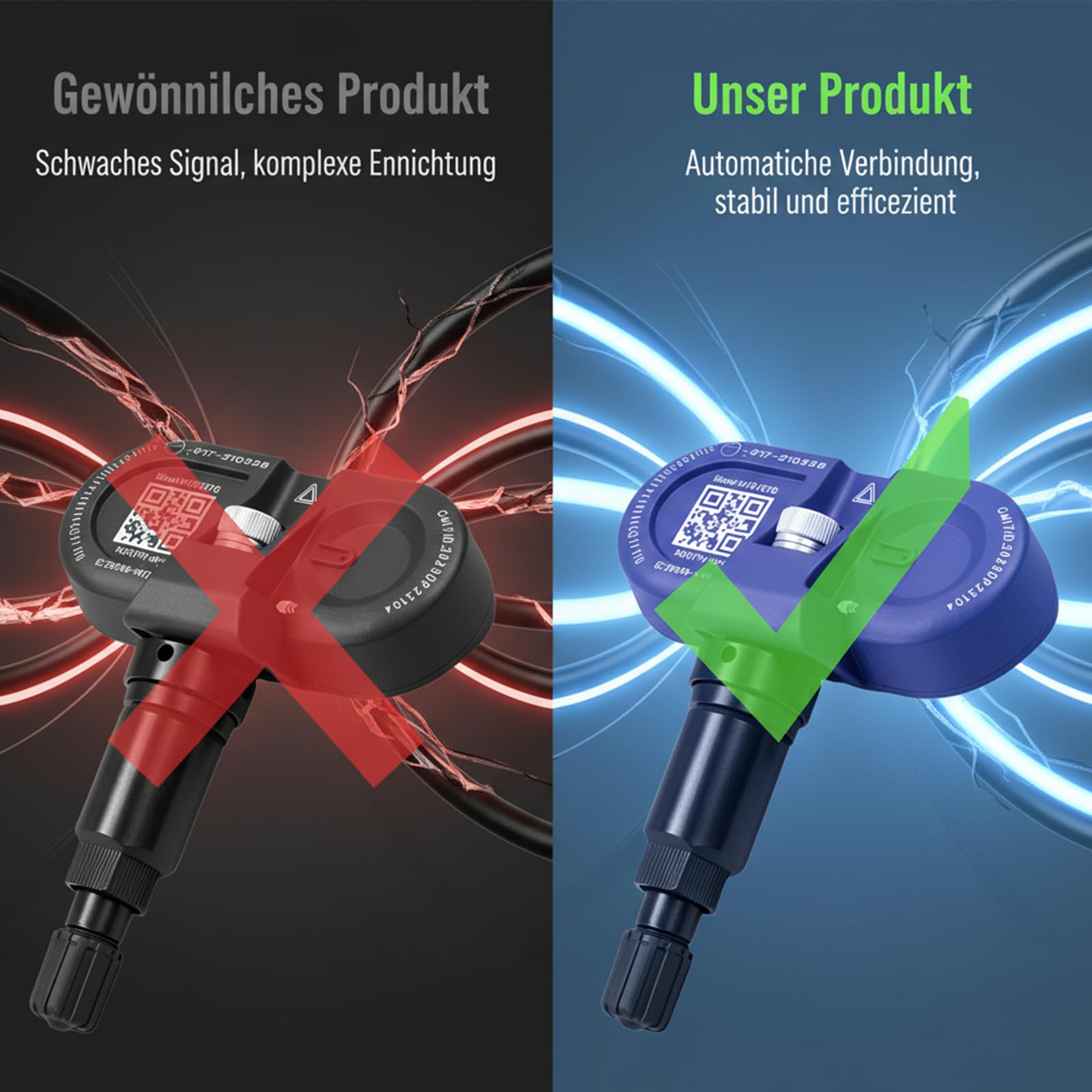1490701-01 4 Stück RDKS Bluetooth Reifendrucksensoren, Ersatz für Tesla Model S/3/X/Y (Baujahre 2020–2023) (4)