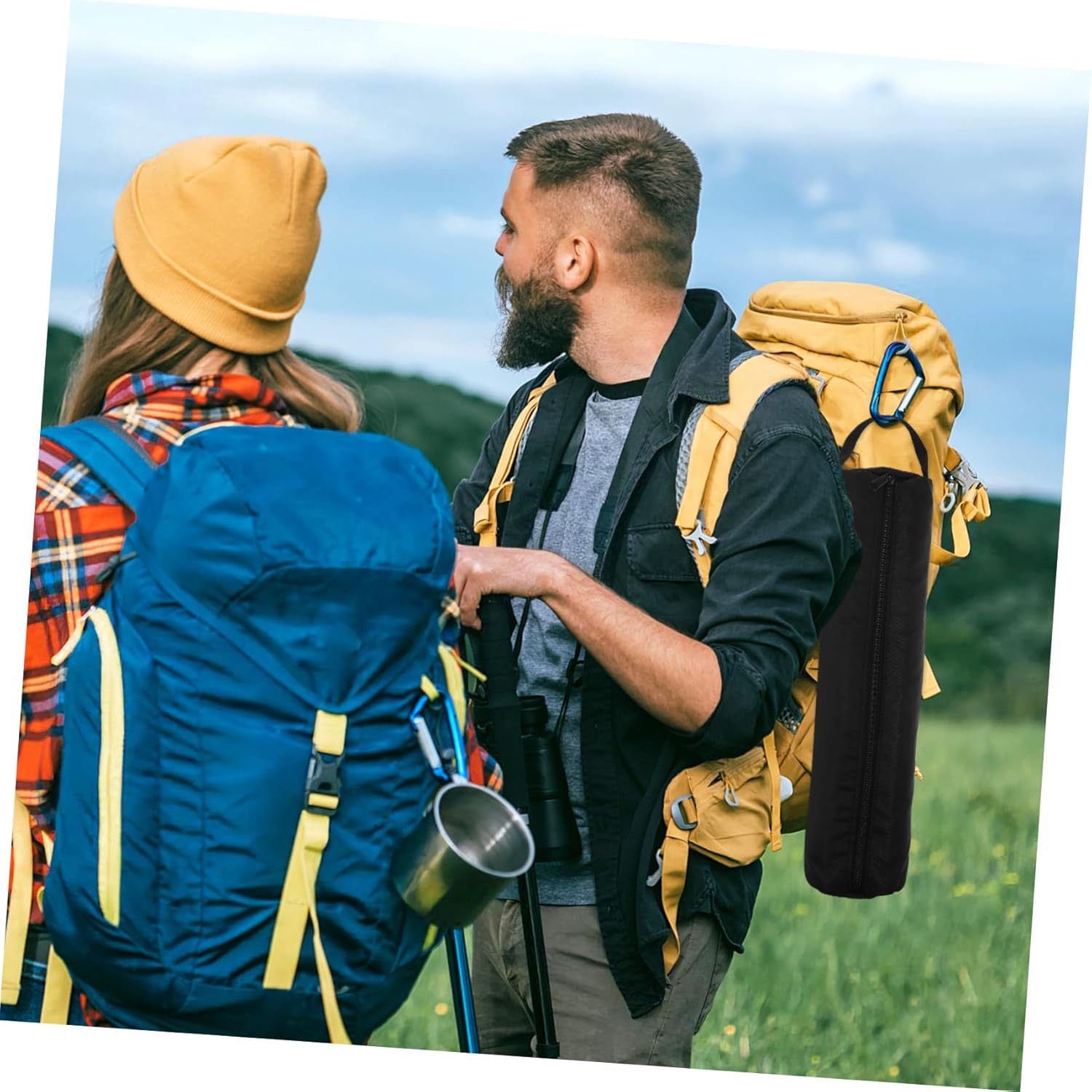 SUPVOX 1pc Folding Camping Stool Chair Portable Lightweight Sturdy Outdoor Seating for Hiking Travel Picnics Convenient Space-Saving Design for Heights