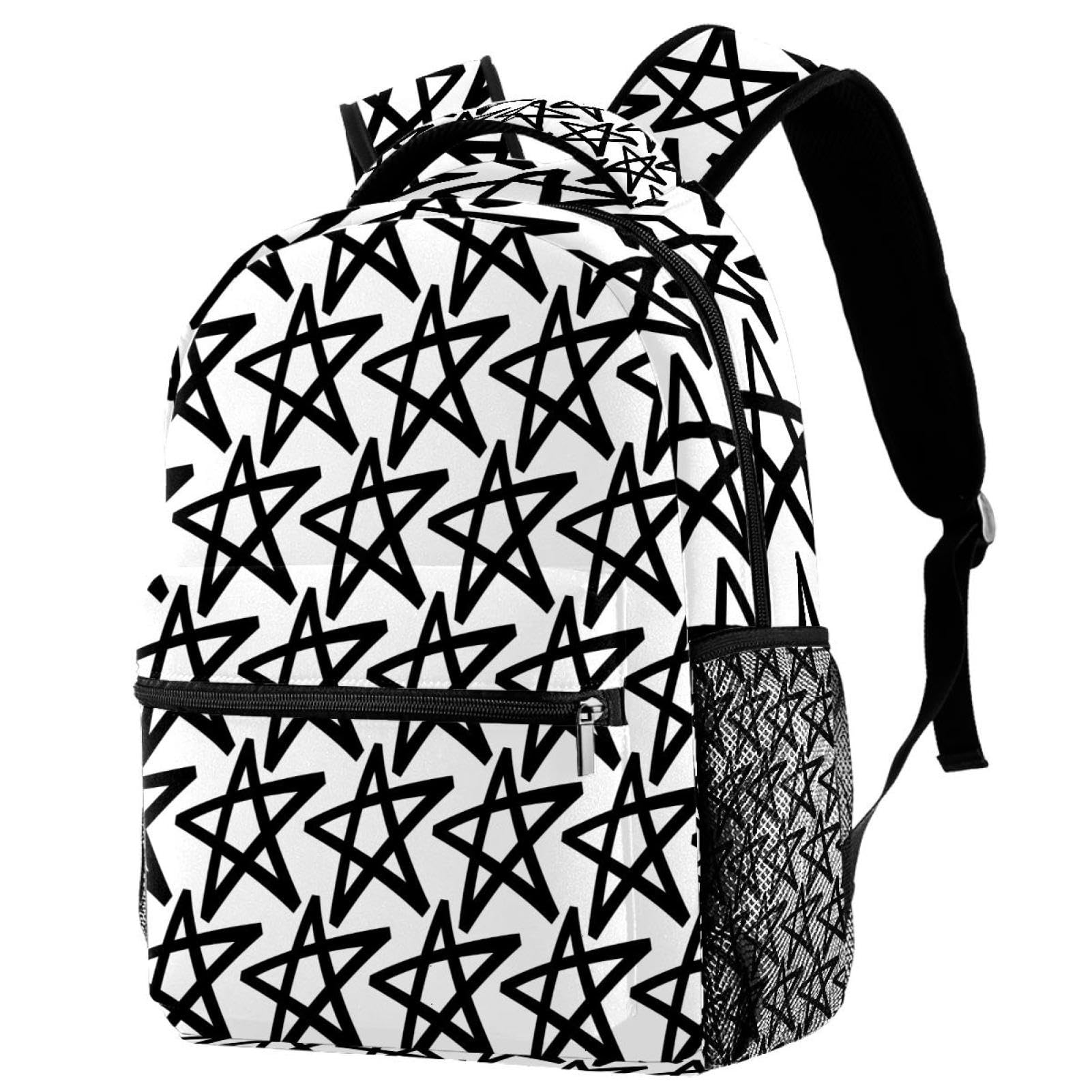 Sac de voyage décontracté motif étoiles dessin main multicolore - 7