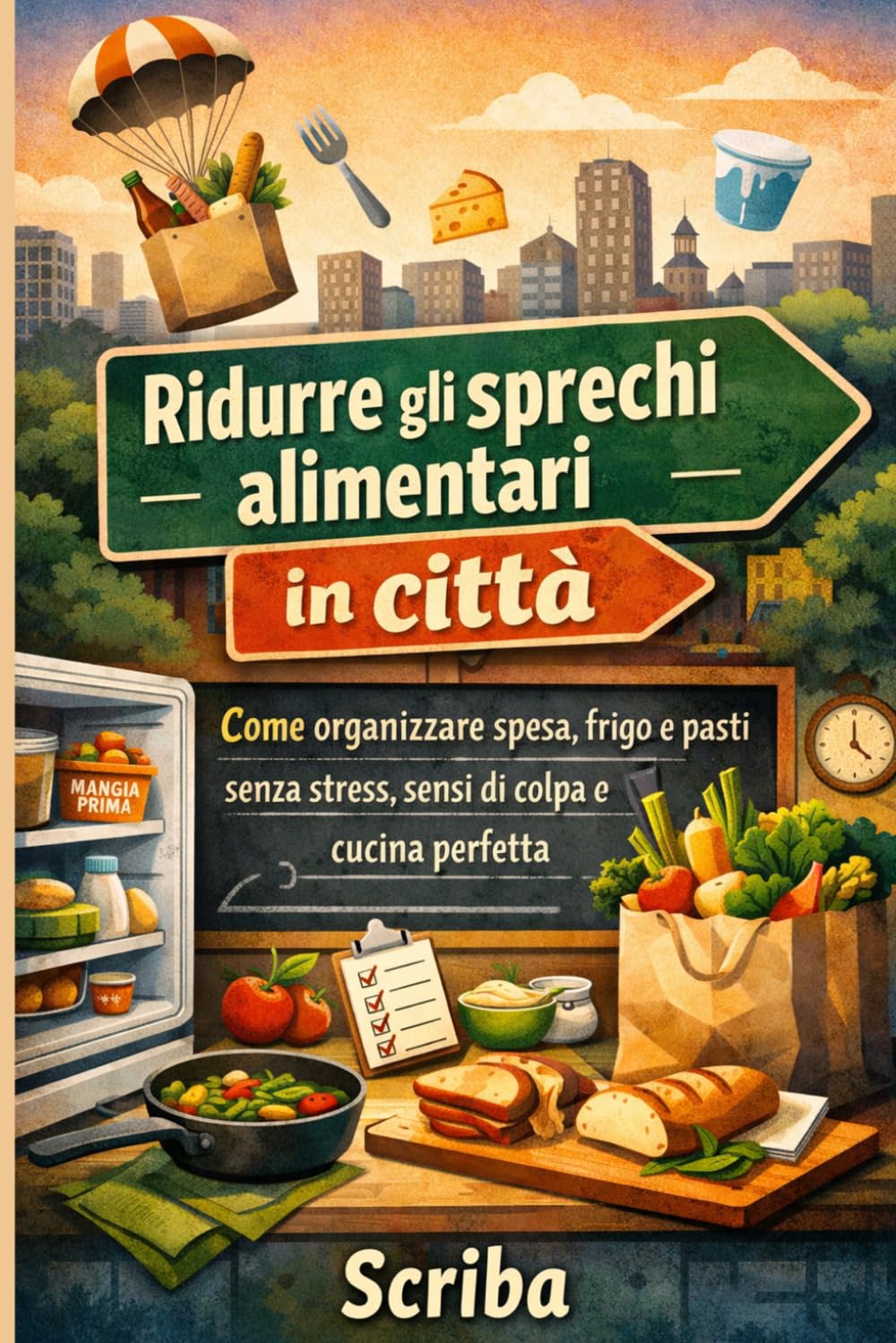 Ridurre gli sprechi alimentari in città: Come organizzare spesa, frigo e pasti senza stress, sensi di colpa e cucina perfetta