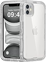 Vista 93 de Funda para iPhone 11 Pro Max, resistente a los golpes, protección contra caídas, funda protectora transparente de doble capa compatible con iPhone