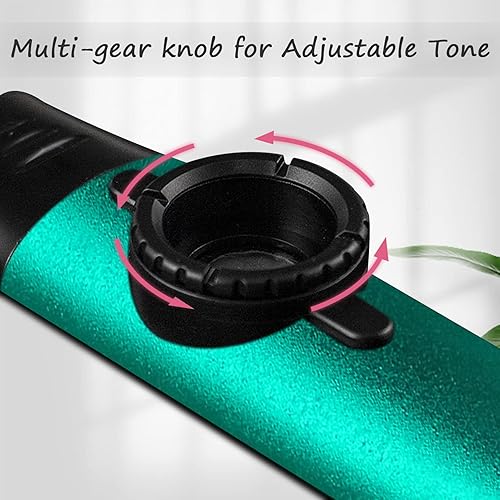 Miniatura 10 de Kazoos para adultos, Kazoo de metal con 5 diafragmas de flauta, kazoos con tono ajustable para guitarra, ukelele, violín, piano, teclado, mini