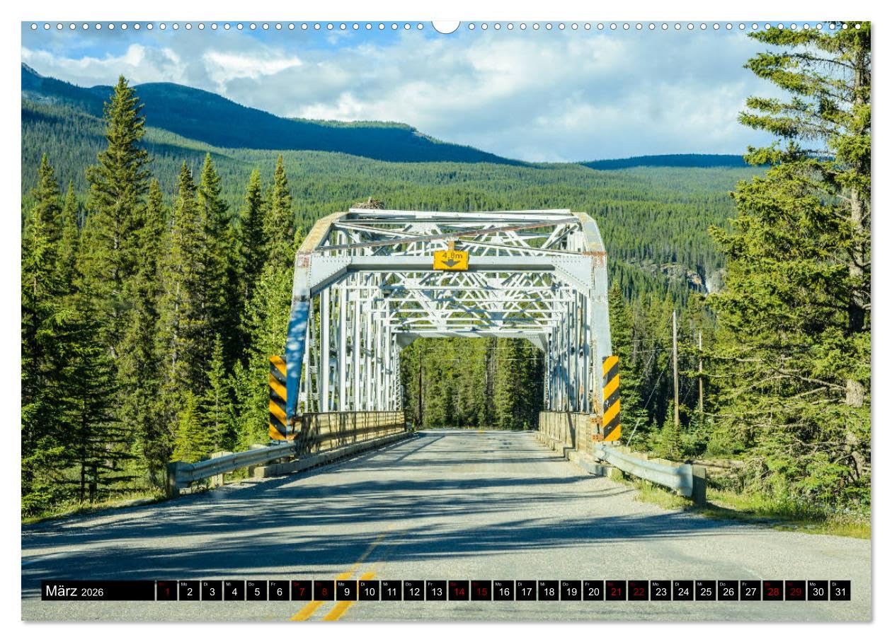 Kanadas Rocky Mountains (hochwertiger Premium Wandkalender 2026 DIN A2 quer), Kunstdruck in Hochglanz: Imposante Eindrücke der kanadischen Rocky Mountains.