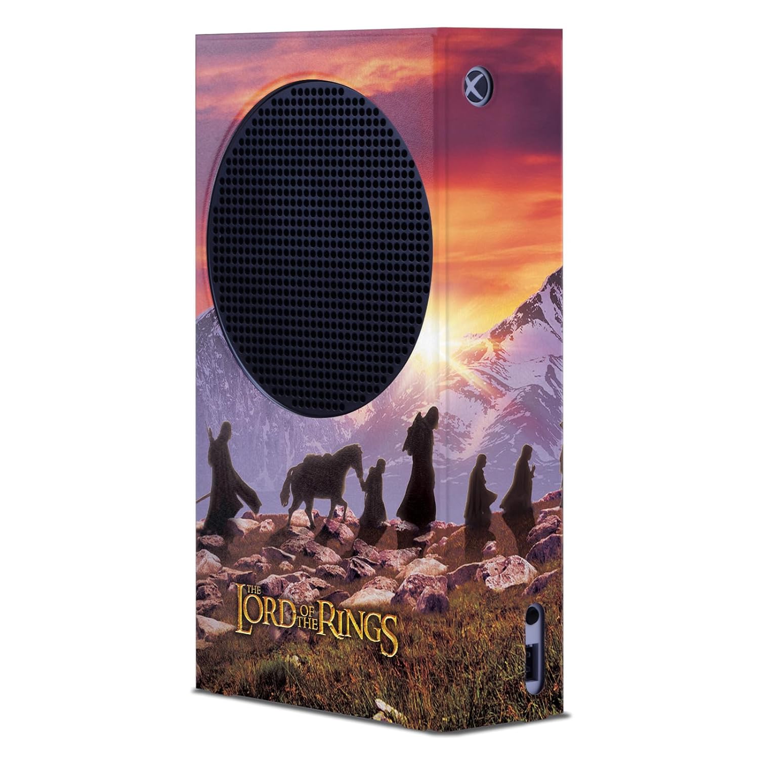 Head Case Designs Officially Licensed The Lord Of The Rings The Fellowship Of The Ring Group Graphic Art Game Console Wrap Case Cover Compatible With Xbox Series S Console