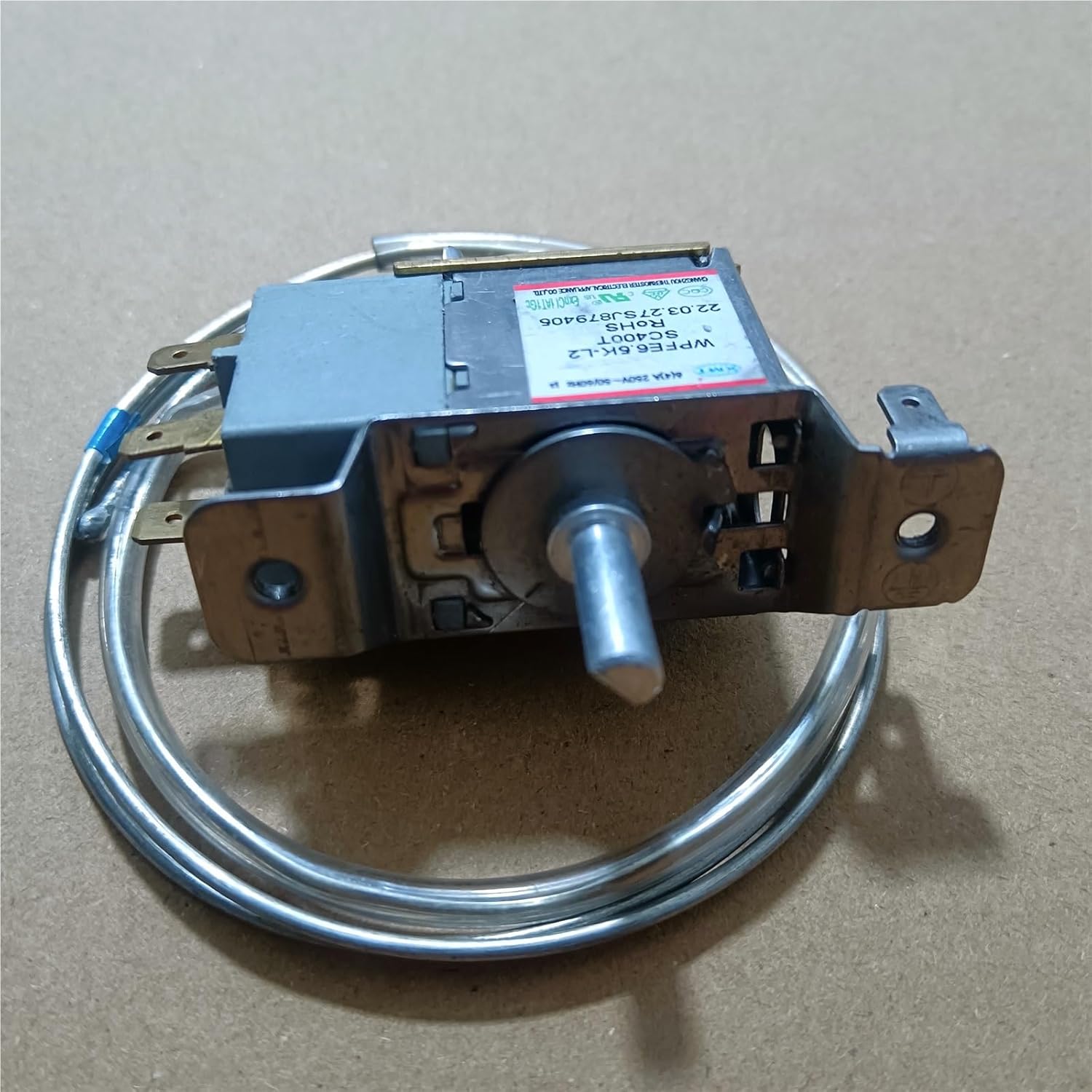 Refrigerator Thermostat Switch Sensor Refrigerator Thermostat WPFE6.5K-L2 Temperature Control Probe WPFE4.5K