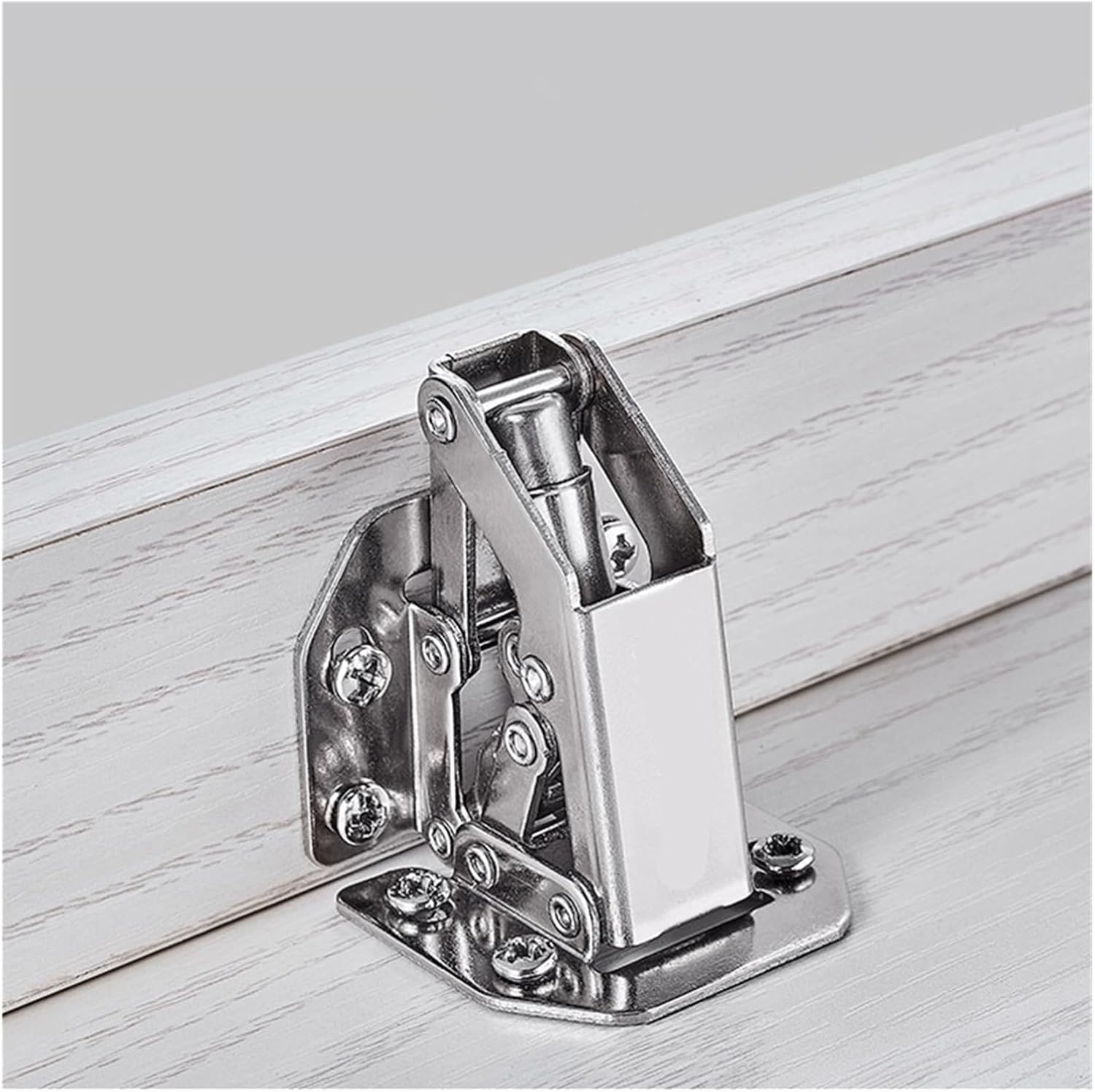 3/4 Inch 90 Degree Free Opening Hinge Wardrobe Cupboard Wood Door Without Slotting Furniture Hardware Concealed Hinges Thickening(4 inch)