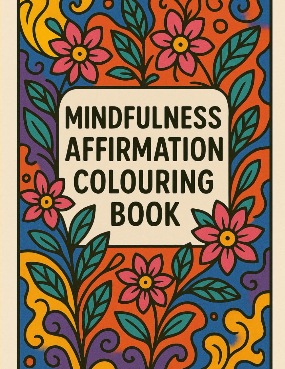 Mindfulness Affirmation Colouring Book: Mindfulness and Wellbeing through Colouring