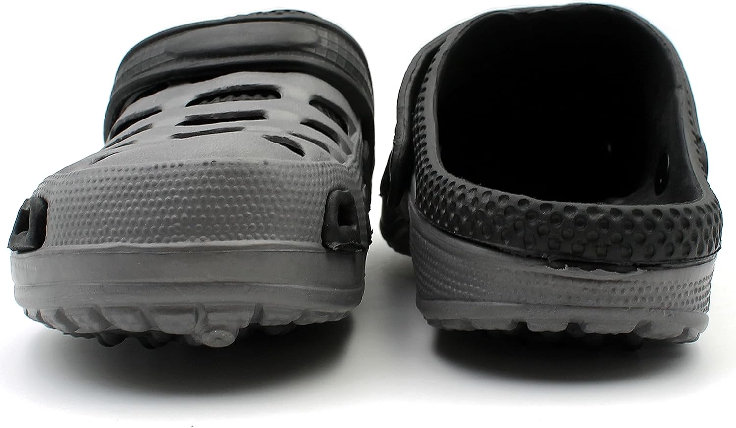 Men's Garden Clogs Shoes Slippers Sandals Two Tone Ventilated Summer Beach Casual Relax Backyard