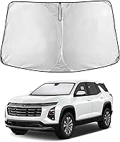 Vista 266 de EcoNour Parasol para parabrisas de camiones con bolsillo de almacenamiento Parasol reflectante de material 240T para protección contra rayos UV