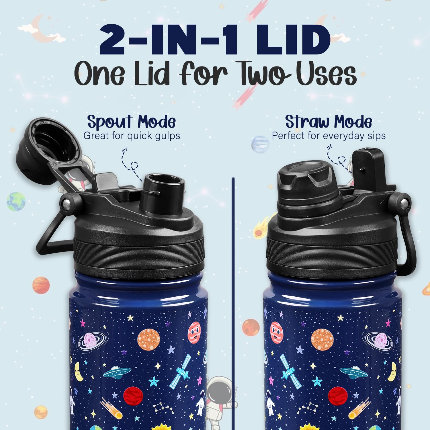 Primalite Kids Water Bottle - Leakproof & Insulated -2