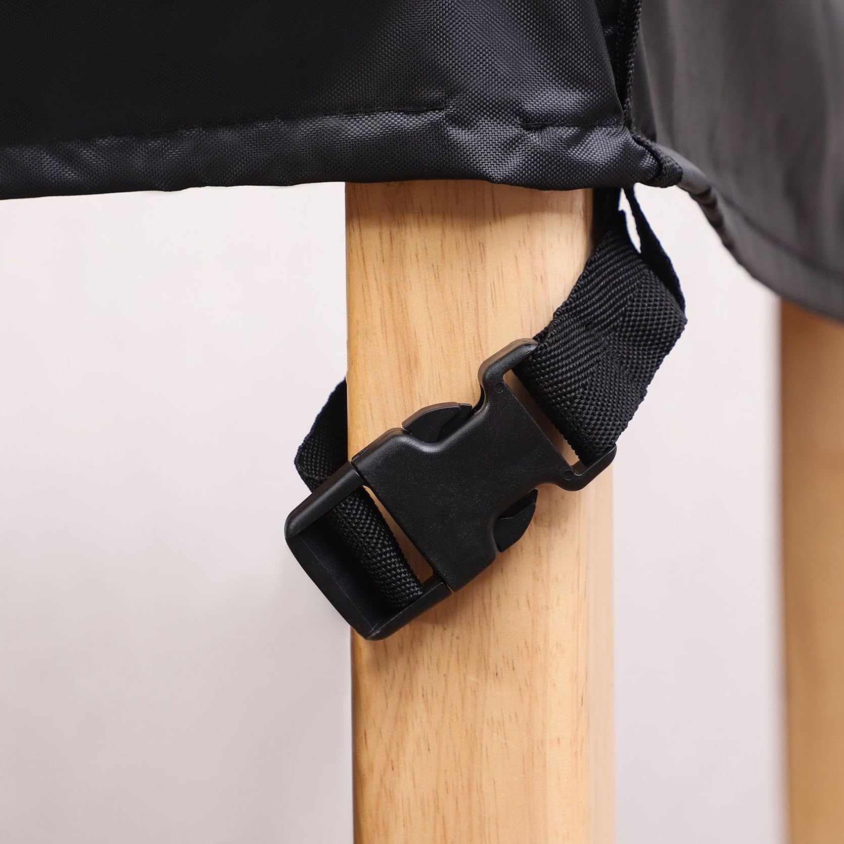 Copertura per Tavolo da Giardino 50 x 230 x 50 cm Impermeabile Resistenza Ai Raggi UV Antivento, Copritavolo Esterno Impermeabile Telo Copertura, per Sedie, Divani, Tavoli, Nero