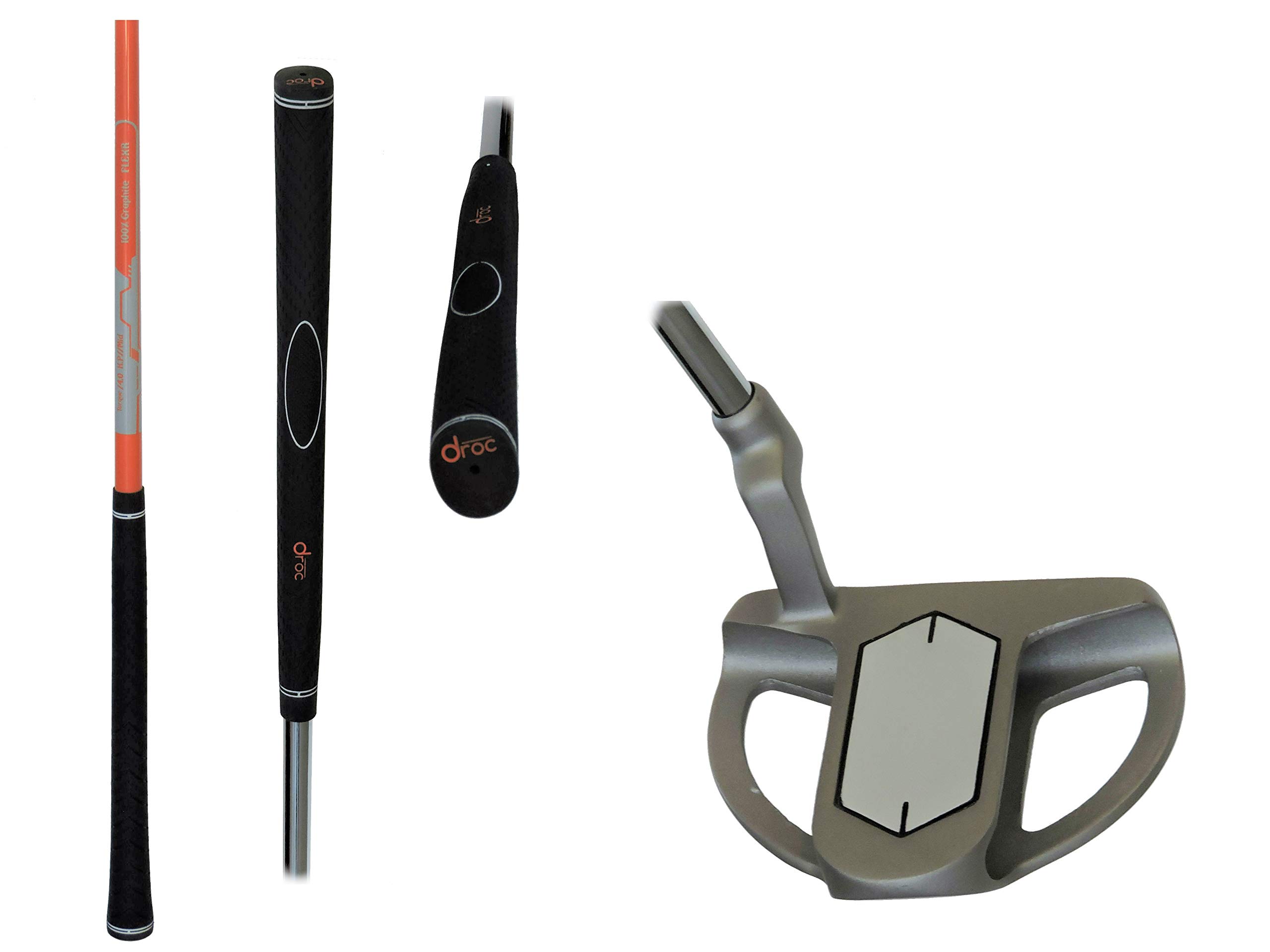 Droc - Dimond Series - Juego de palos de golf de 9 piezas y bolsa de golf para niños de 9 a 12 años para diestros