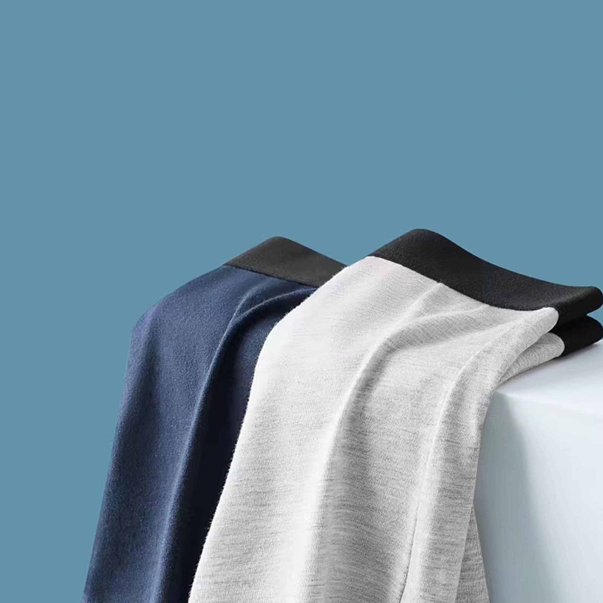 JEKE-DG Men's Solid Colour Boxer Briefs Athletic Comfortable Soft Underwear Comfort Flex Waistband Trunks,Multipacks (XX-Large,Grey-3pc)