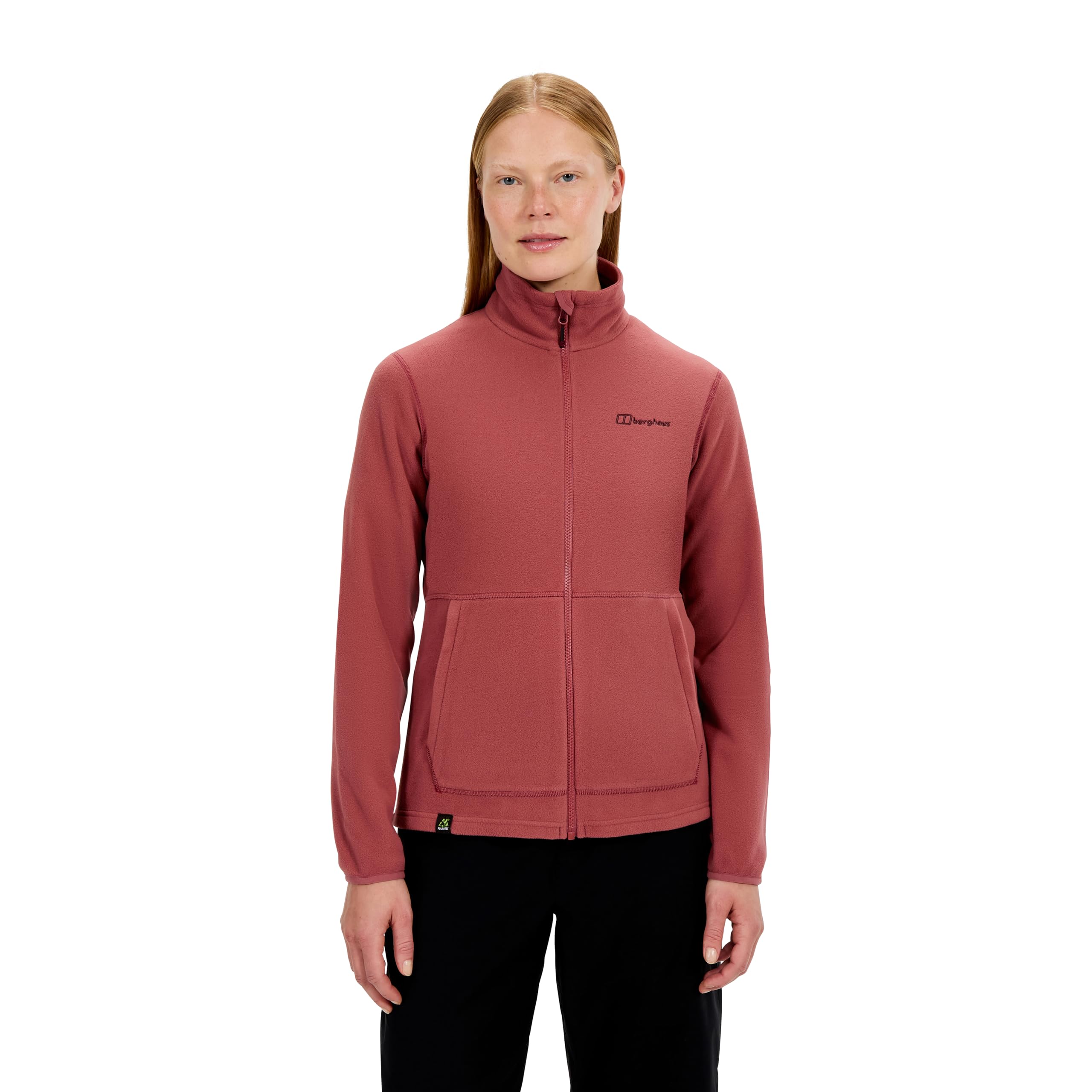 Berghaus Women's Prism 2.0 Micro Interactive Full Zip Fleece Jacket, Corundum, 12