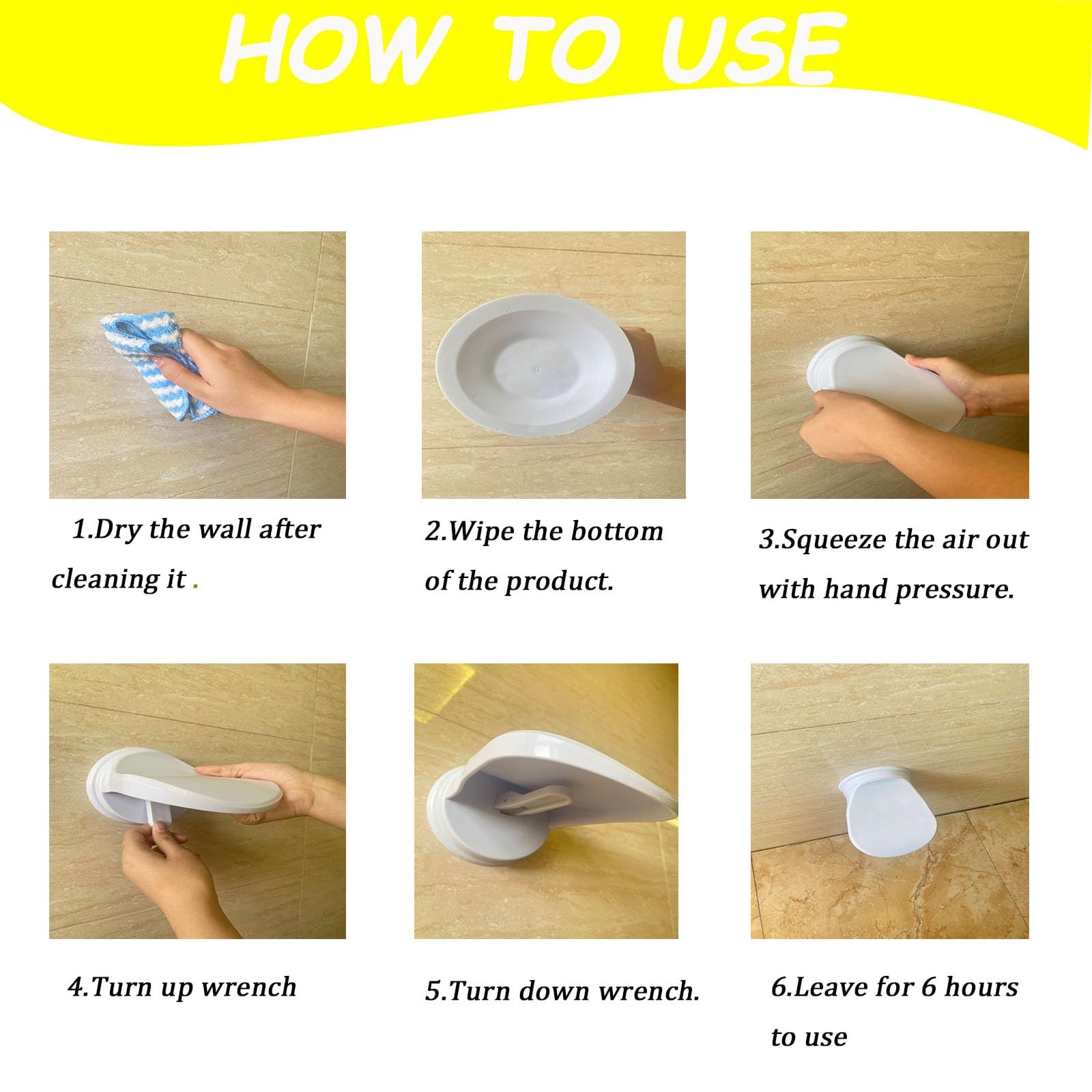 Reposapiés de Ducha, Reposapiés de Ducha para Afeitarse las Piernas, Ventosa Reposapiés para Afeitarse Baño