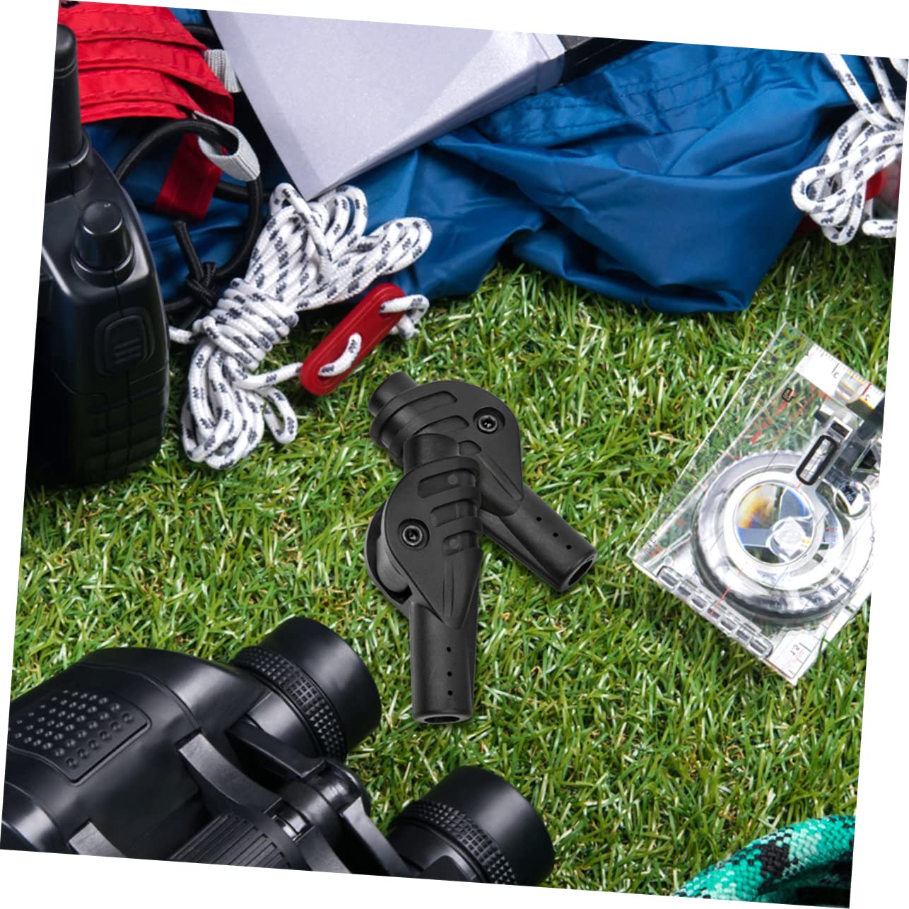 8pièces Adaptateurs De Support De Poteau De Tente Robustes Connecteurs De Réparation pour Joints De Tente Accessoires De Camping Légers Et Pratiques